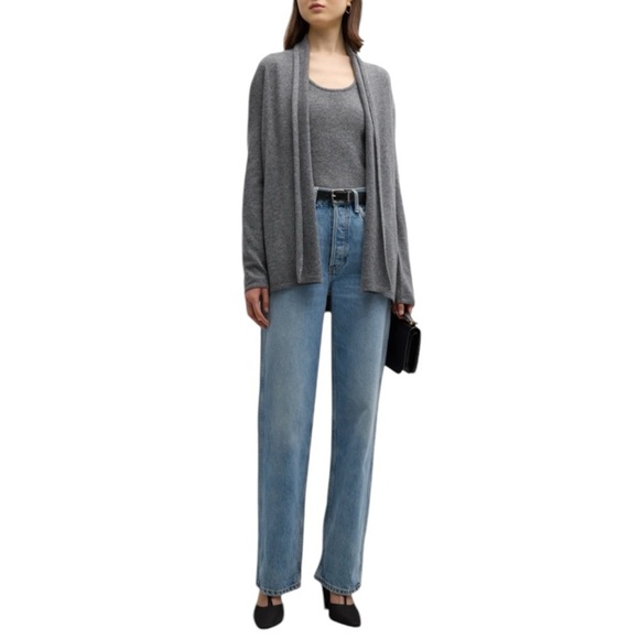 Neiman Marcus Cashmere
Collection Basic Open
Cardigan Heather Gray Size S Soft - Picture 13 of 13